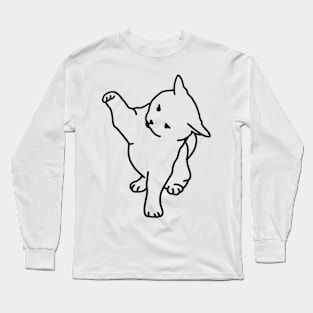 Playful kitty cat Long Sleeve T-Shirt